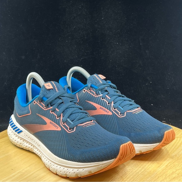 Brooks Transcend 7 1203191B480 Blue Running Shoes Sneakers Women's Size 8 B - Picture 4 of 10